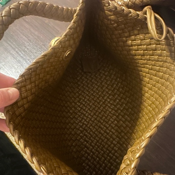 Bottega Brown Woven Handbag - Picture 3 of 6